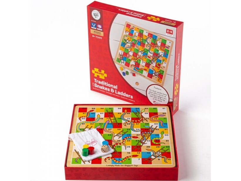 Bigjigs Toys Žebříky a hadi 2