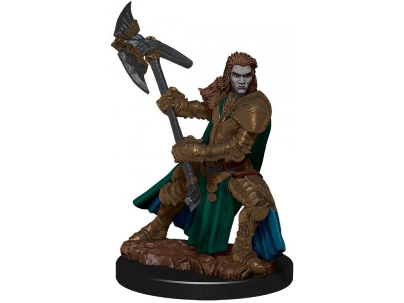 D&D Icons of the Realms: Premium Painted Figure - Half-Orc Fighter Female
