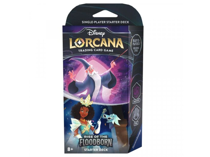 Disney Lorcana: Rise of the Floodborn - Starter Deck Amethyst & Steel