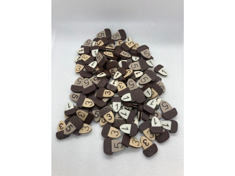 Divočina Severní Ameriky: plastové žetony žaludů