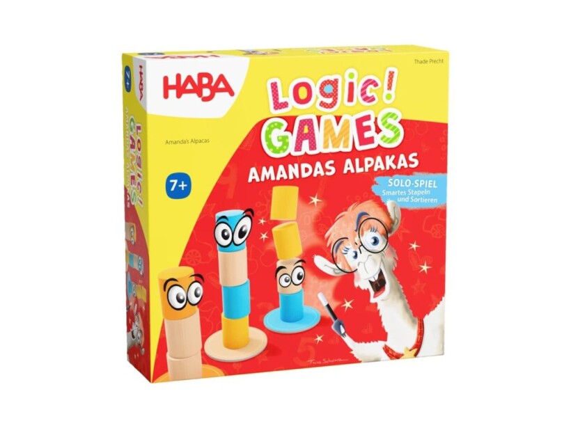 Haba Logic! GAMES Logická hra pro děti Lama Alpaka Amanda