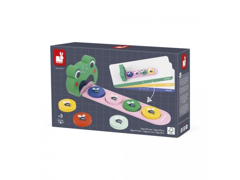 Janod Vzdělávací hra pro děti algoritmy Žabka Didaktik