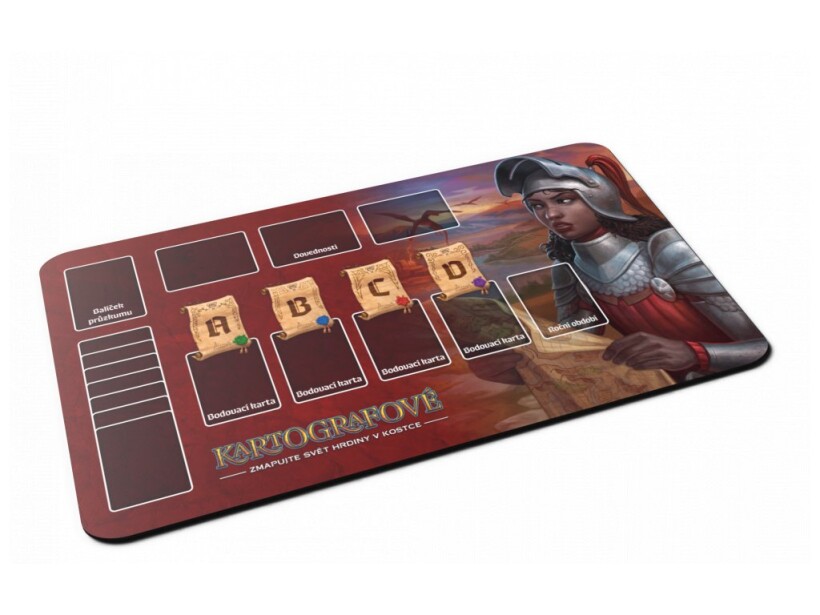 Kartografové: Hrdinové: Neoprenová herní podložka