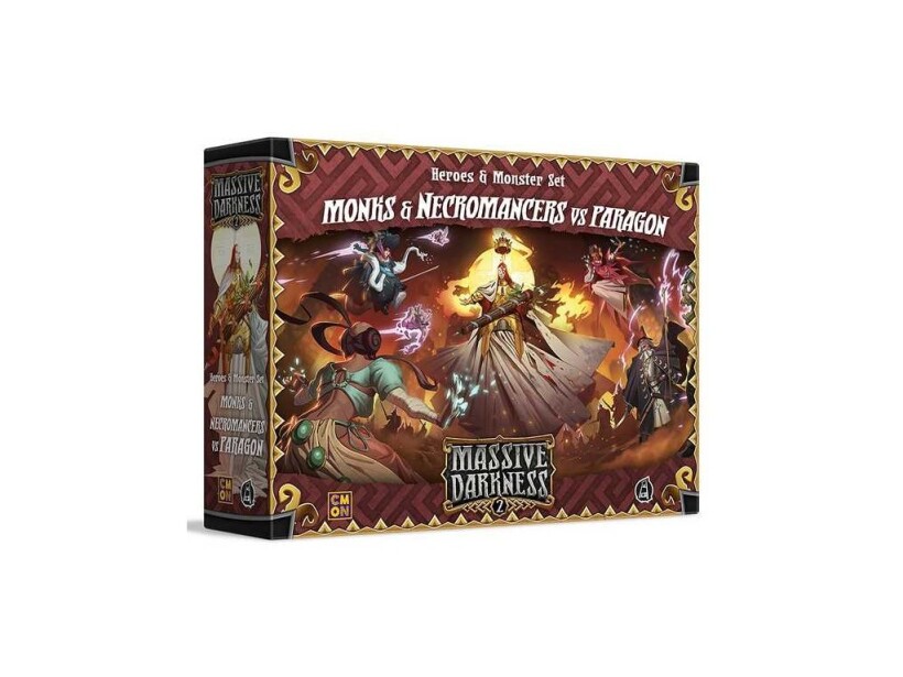 Massive Darkness 2: Heroes & Monster Set – Monks & Necromancers vs The Paragon