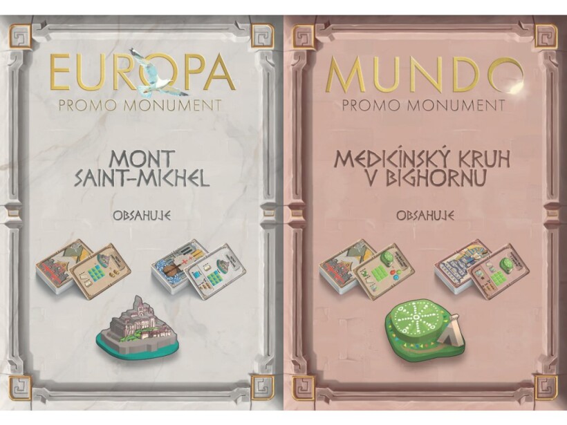 Monumenty věků: MUNDO a EUROPA promo