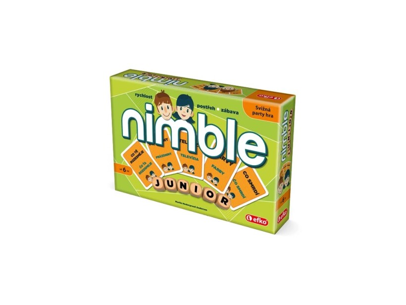 Nimble Junior - postřehová dětská party hra se slovy