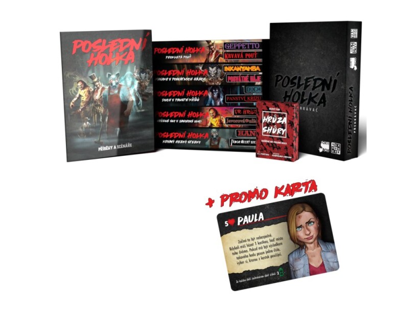 Poslední holka: Kompletní herní sada + promokarta Paula