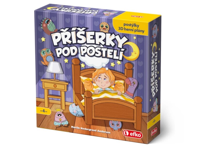 Příšerky pod postelí - dětská postřehová hra