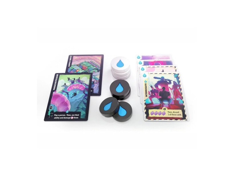 Radlands - set akrylátových žetonů vody