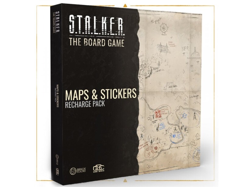 S.T.A.L.K.E.R. The Board Game - Maps & Stickers Recharge Pack