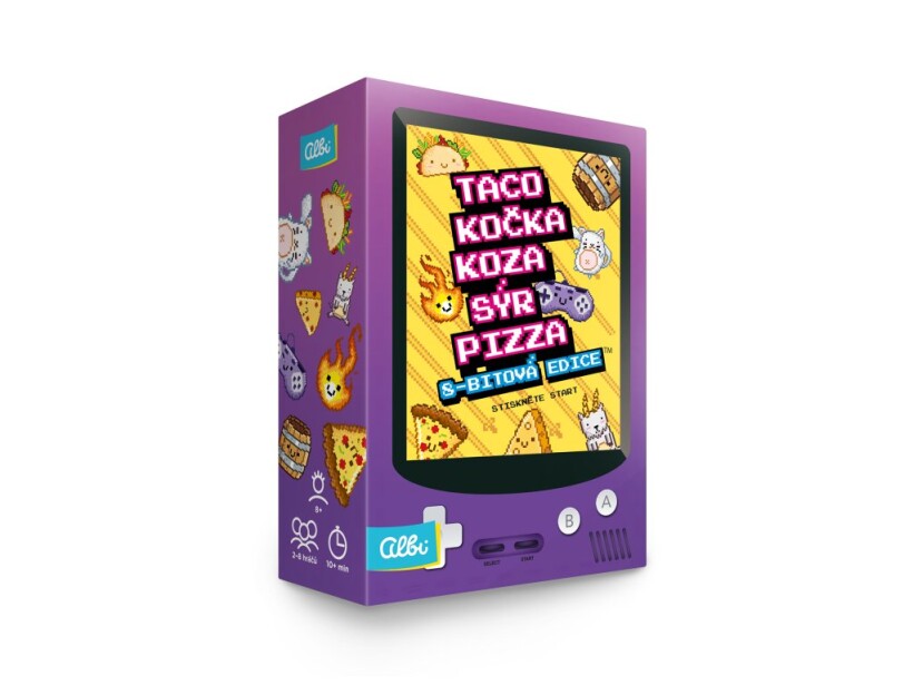Taco, kočka, koza, sýr, pizza: 8-bitová edice