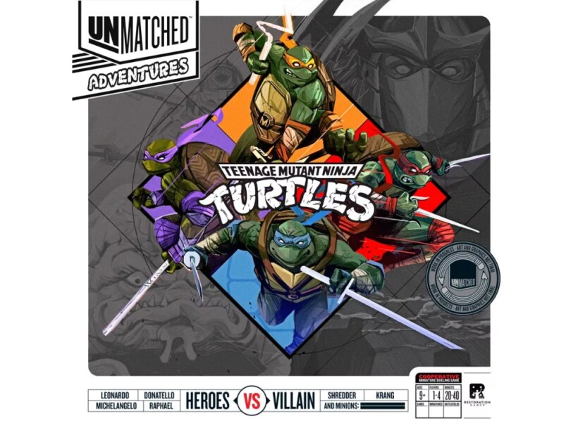 Unmatched Adventures: Teenage Mutant Ninja Turtles – Pizza-Rama Kickstarter Pledge