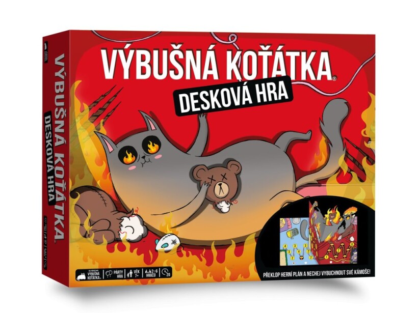 Výbušná koťátka: Desková hra