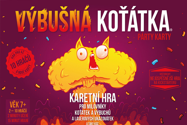 Výbušná koťátka: Párty karty