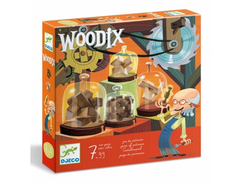 Woodix - sada 5 hlavolamů